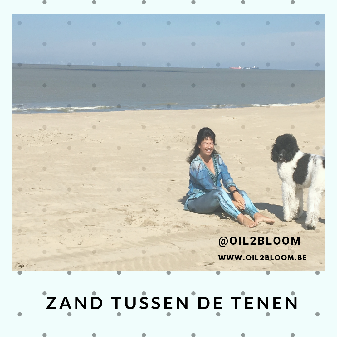 zand tussen de tenen