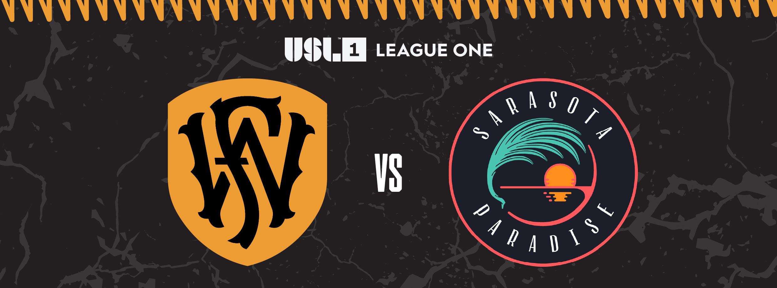 Top image showcasing the event title 10/17/2026 - Fort Wayne Football Club vs. Sarasota Paradise