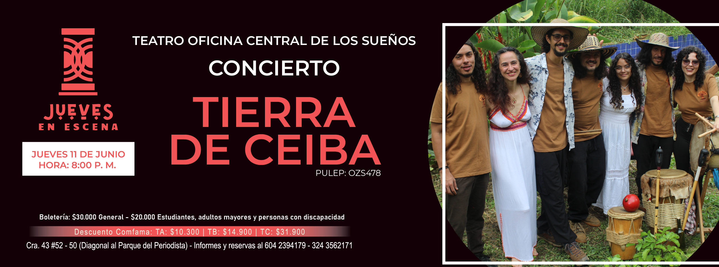 CONCIERTO TIERRA DE CEIBA