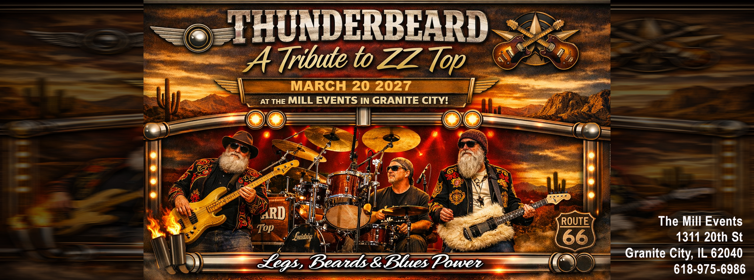 Tickets for THUNDERBEARD: A Tribute to ZZ Top! | vivenu