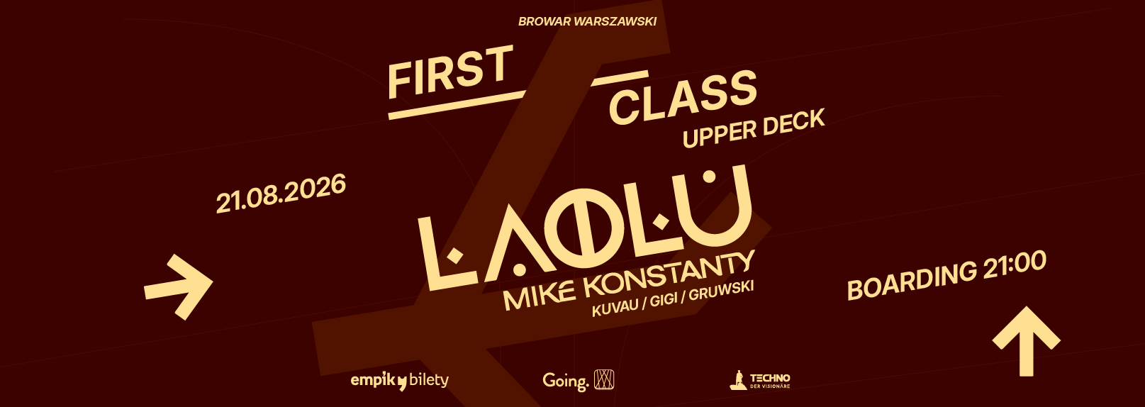 FIRST CLASS: UPPER DECK with LAOLU