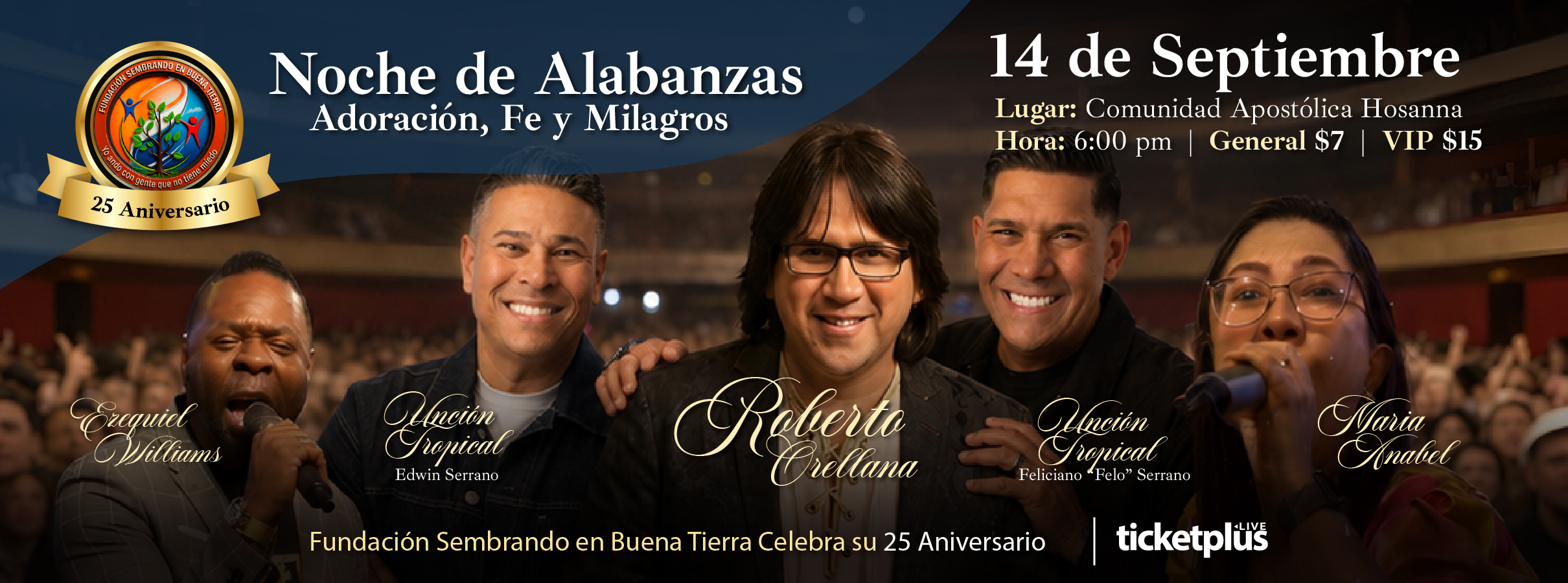 NOCHE DE ALABANZAS, ADORACIÓN, FE Y MILAGROS