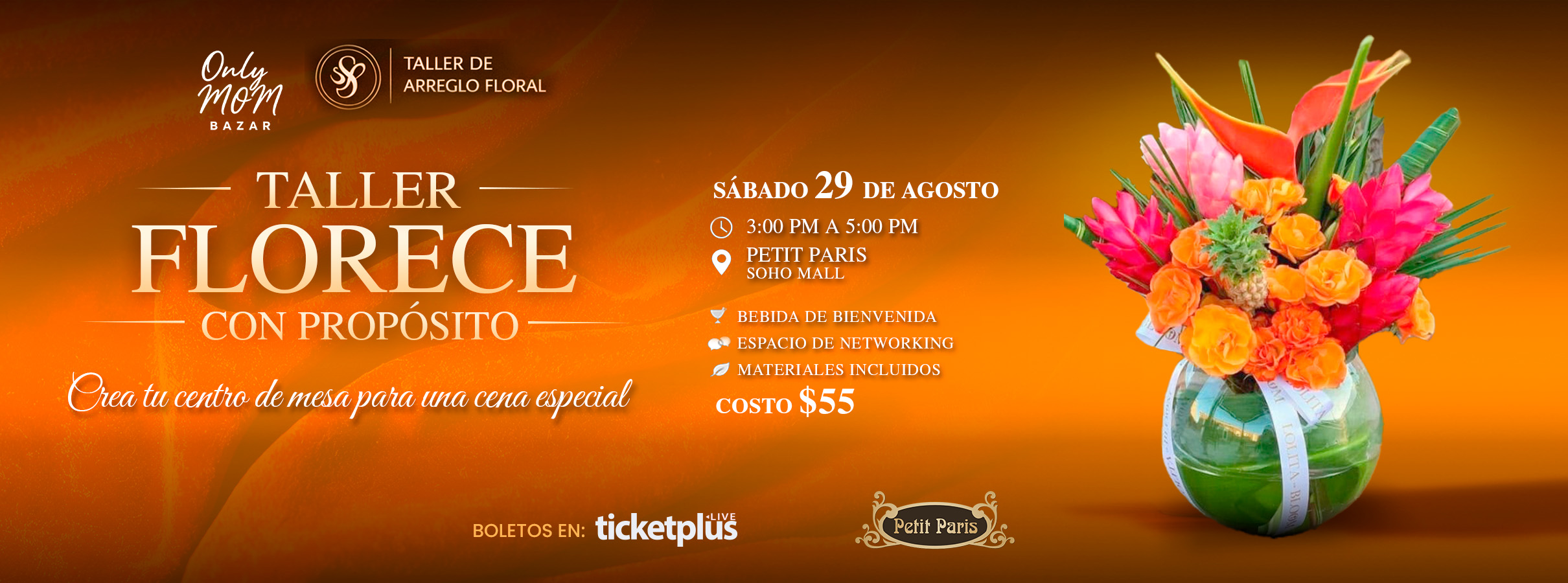 TALLER FLORECE CON PROPÓSITO