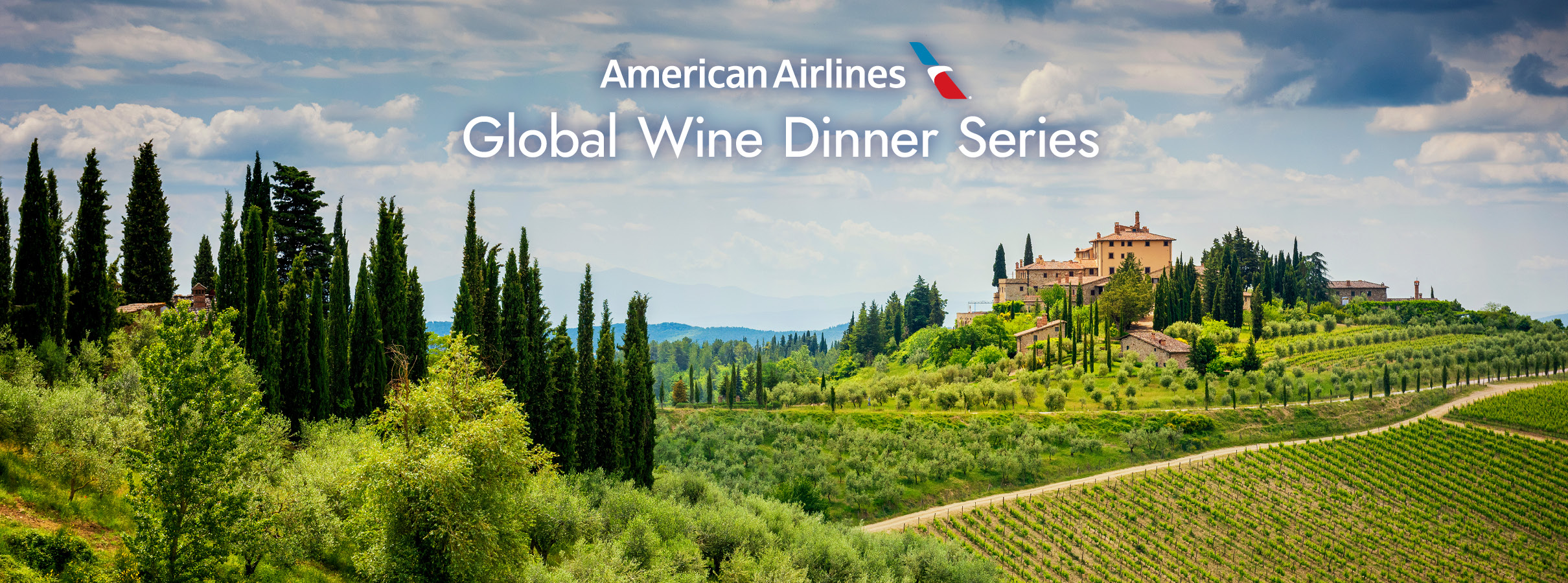 American Airlines Global Wine Dinner Series: Milan to Florence: The Great Wines of Piedmont & Tuscany