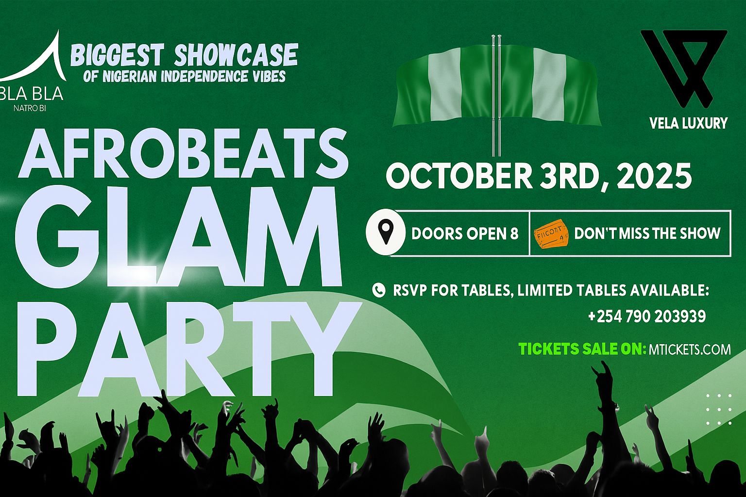 AFROBEATS GLAM PARTY