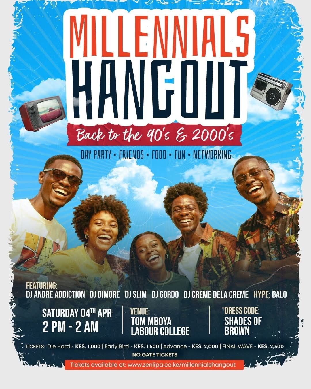 MILLENNIALS HANGOUT Back to the 90's & 2000's