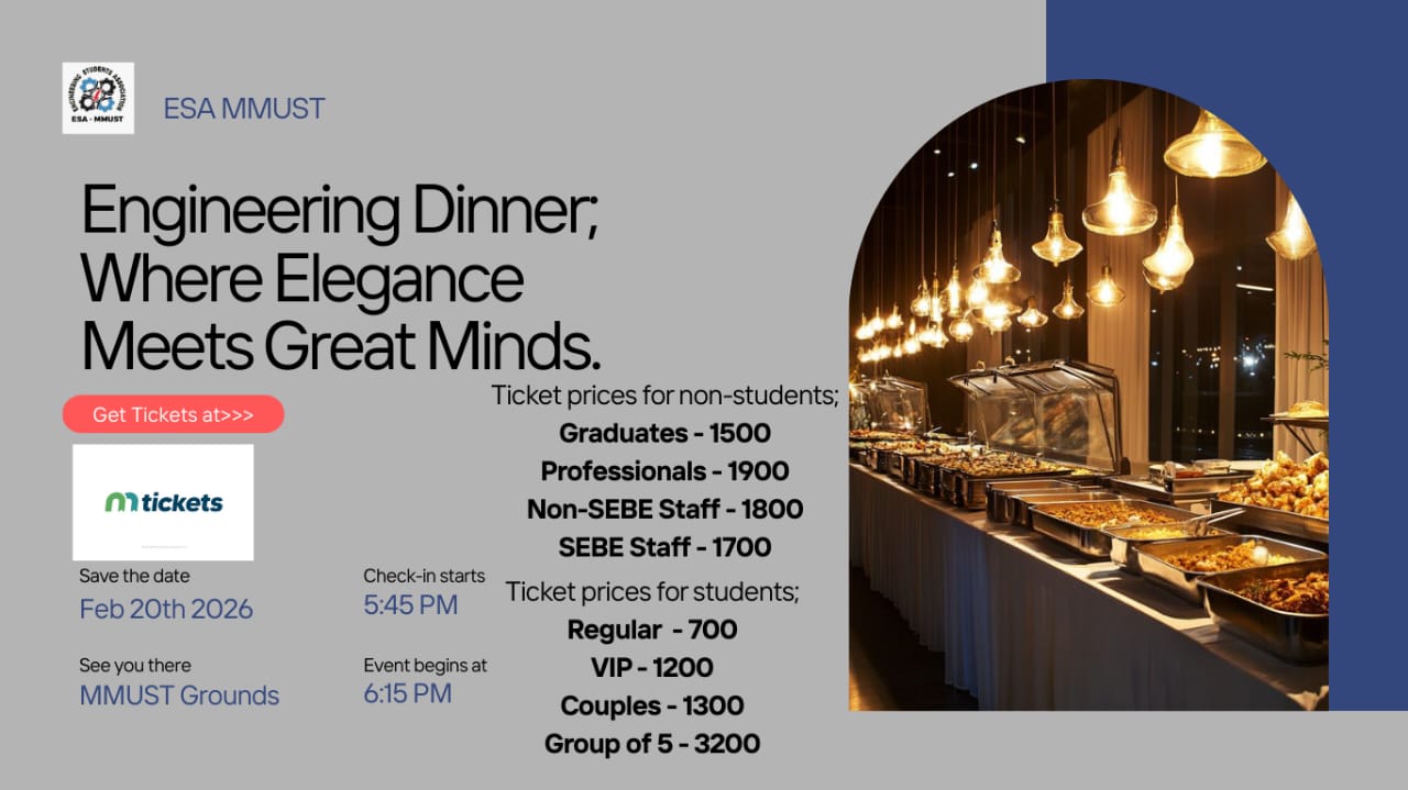 Engineering Dinner ; Where Elegance Meet Great Minds
