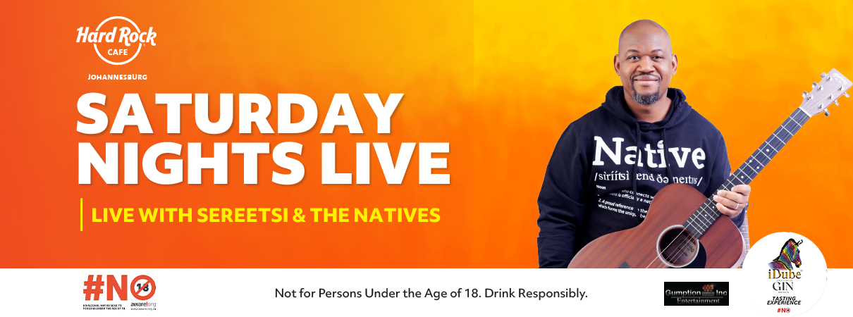 Tickets for Saturday Nights Live with Sereetsi & The Natives