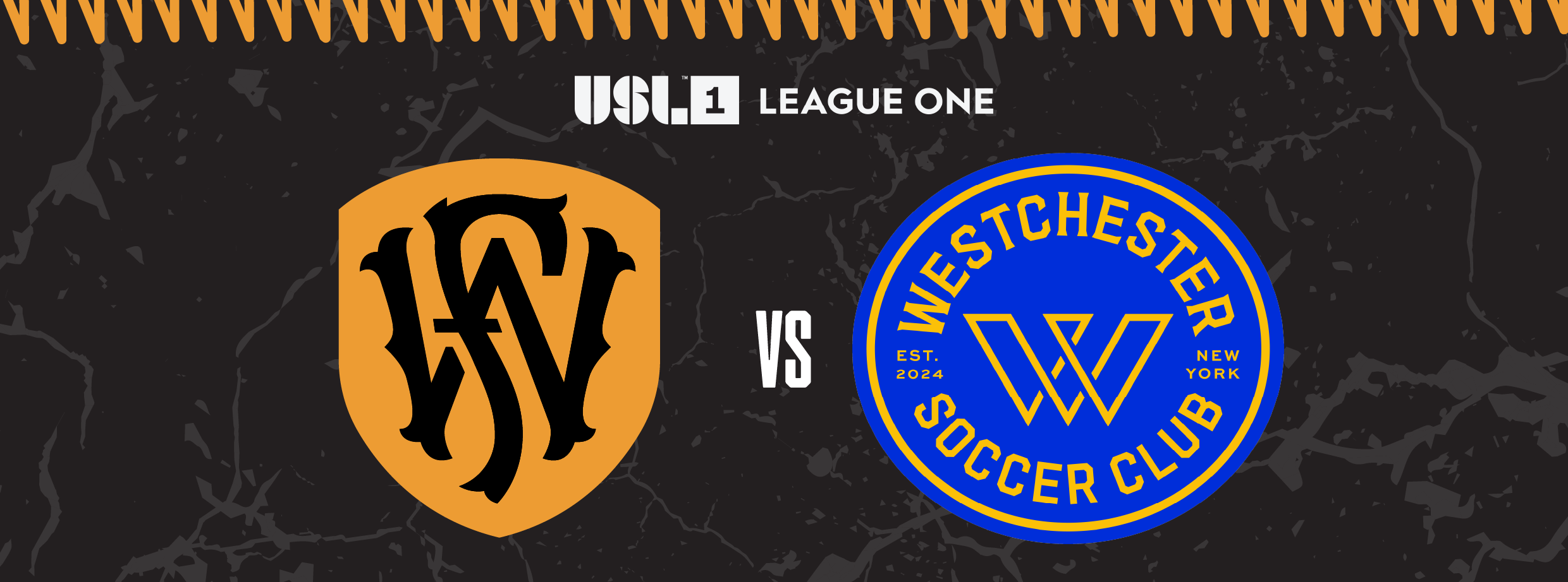 Top image showcasing the event title 5/9/2026 - Fort Wayne Football Club vs. Westchester SC