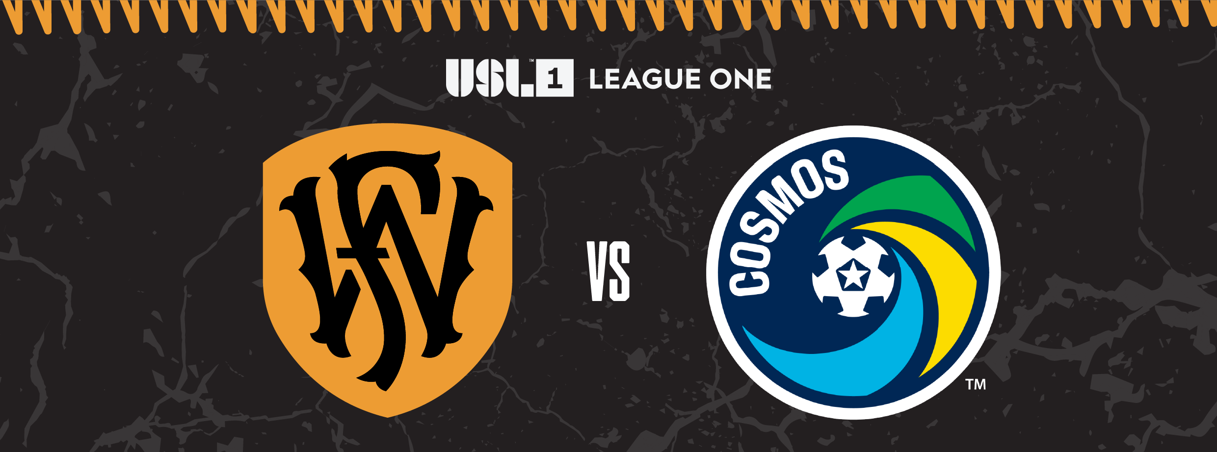 Top image showcasing the event title 9/05/2026 - Fort Wayne Football Club vs. New York Cosmos