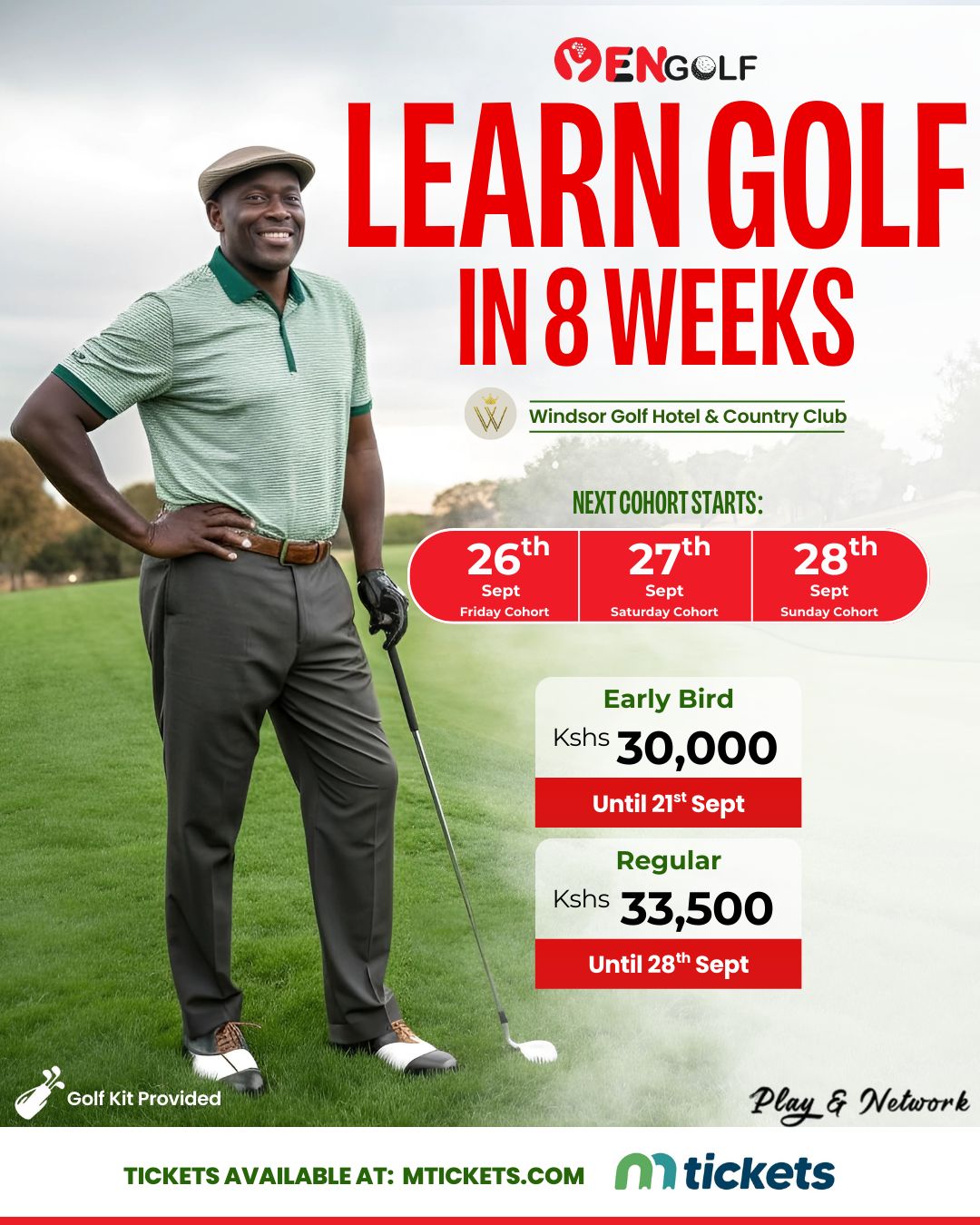 LEARN GOLF IN 8 WEEKS