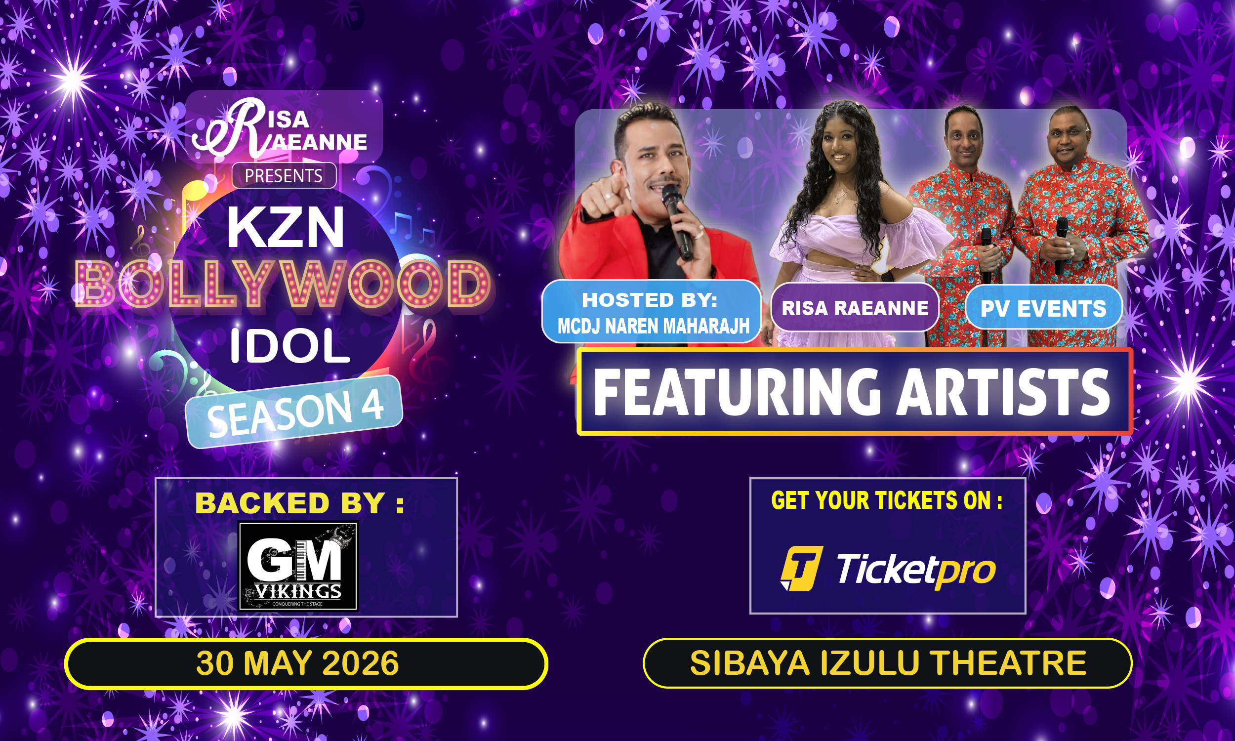 Tickets for KZN Bollywood Idols Season 4 | Ticketpro Tickets for KZN Bollywood Idols Season 4 | Ticketpro