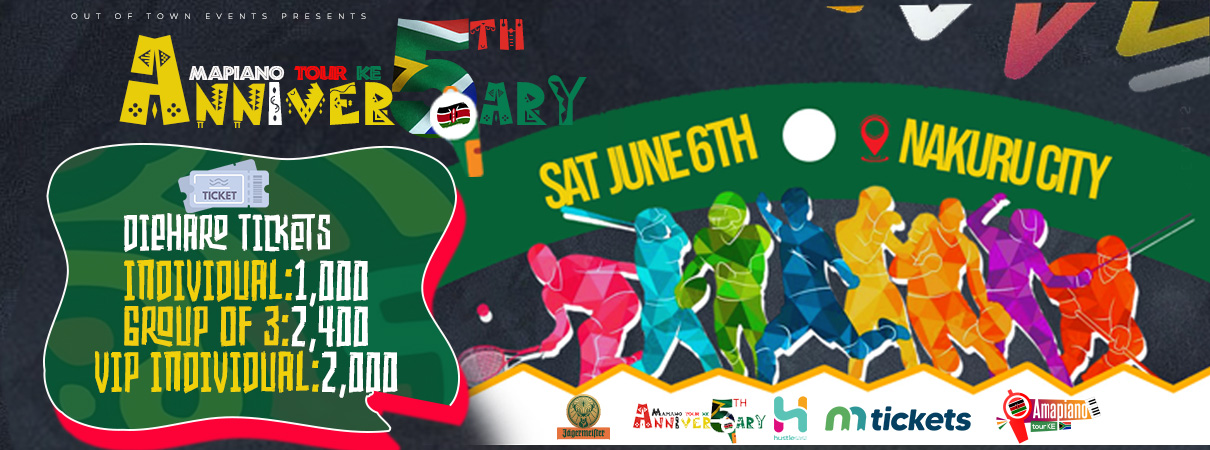 Amapiano Tour Ke 5th Anniversay