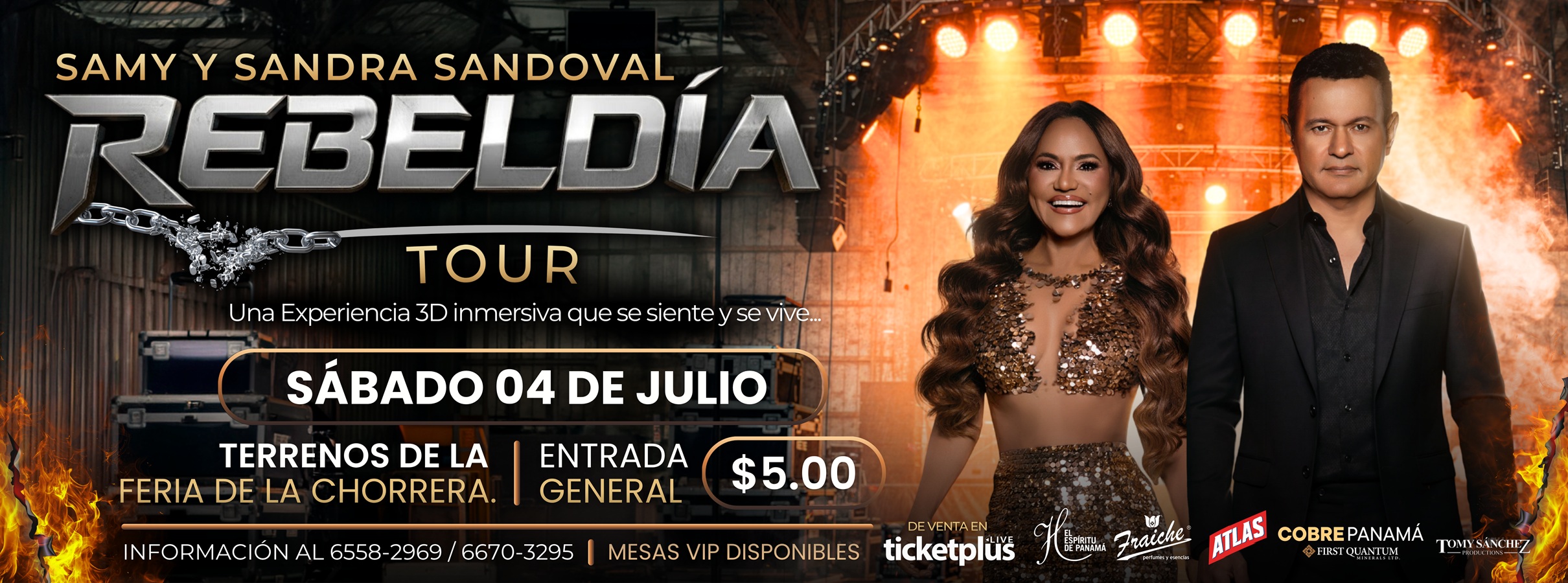 REBELDIA TOUR - LA CHORRERA