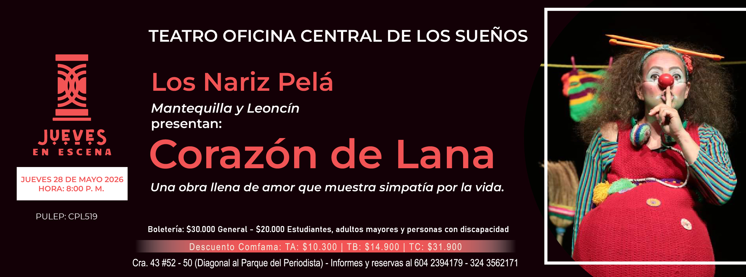 CORAZON DE LANA - JUEVES EN ESCENA
