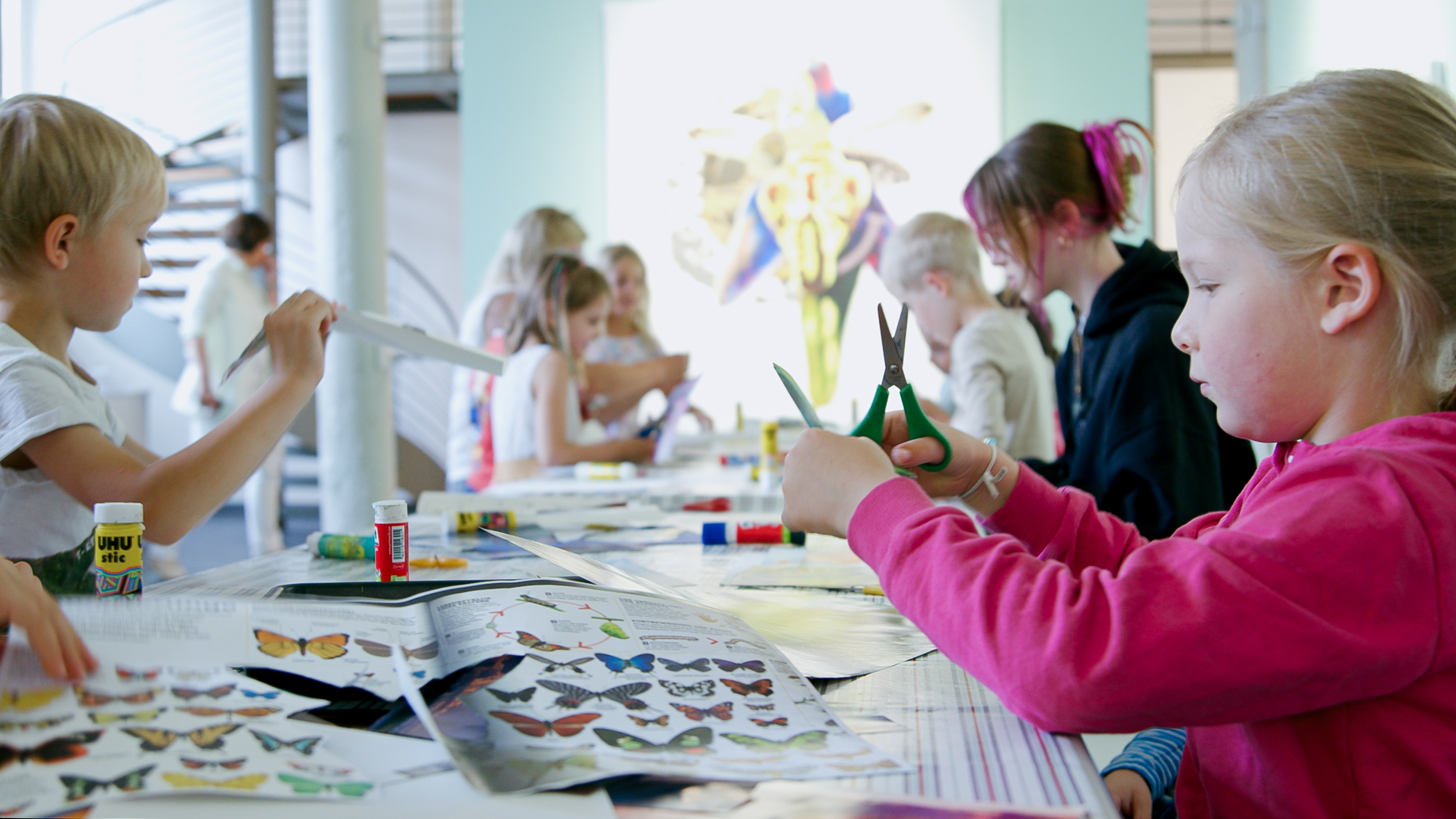 Sommerferienprogramm: Der Blick in den Park - Mischtechnik Ölkreide/Aquarell 10 - 12 Uhr