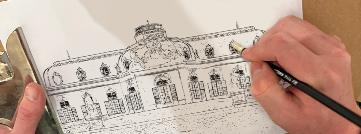 WORKSHOP | Zeichnen im Schloss.img}