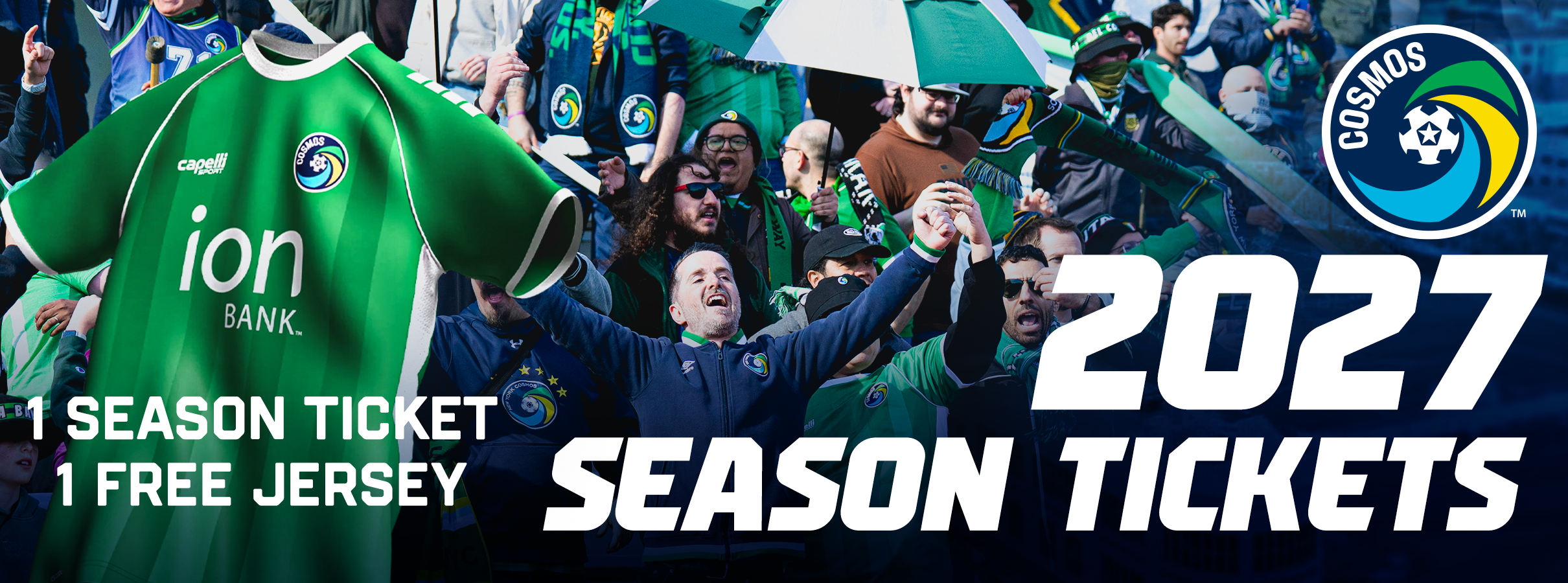 2027 Cosmos Season Tickets Graphic