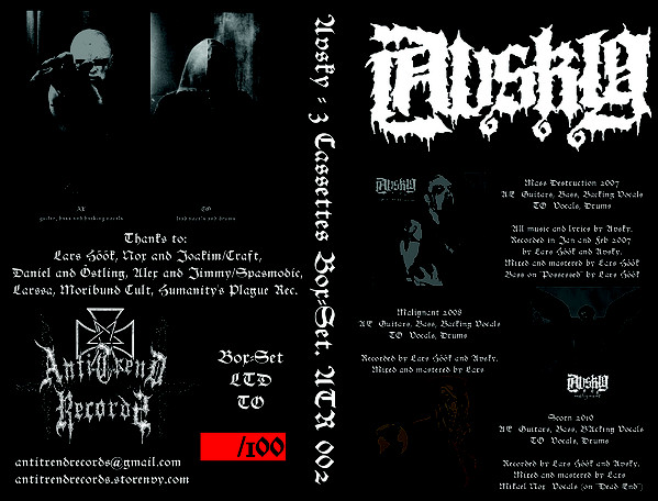 Avsky - 3 Cassettes Box-Set