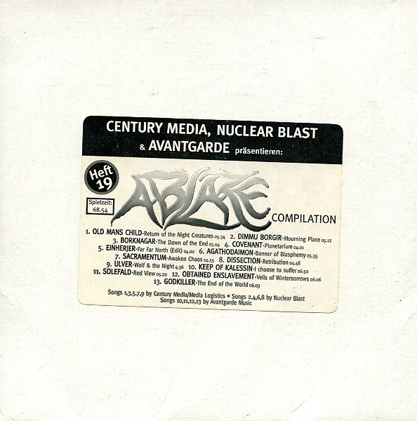 Various - Ablaze Magazine - Ablaze Jan-Feb 1998 (nr 19)