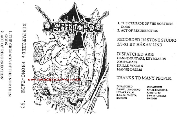 Dispatched - Promo-tape '93 / Act of Resurrection (demo)