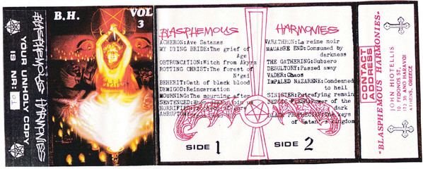 Various B - Blasphemous Harmonies Volume 3