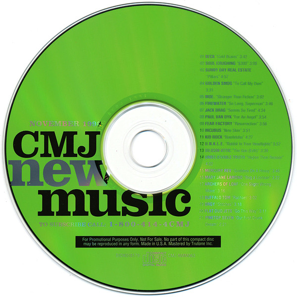 Various C - CMJ New Music - November 1998