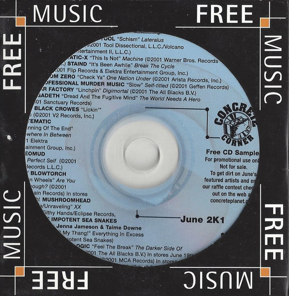 Various C - Concrete Corner - June 2K1 Sampler