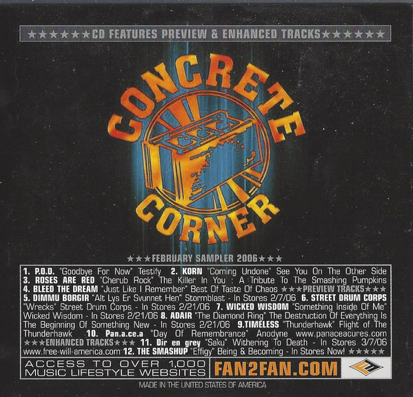 Various C - Concrete Corner - February Sampler 2006