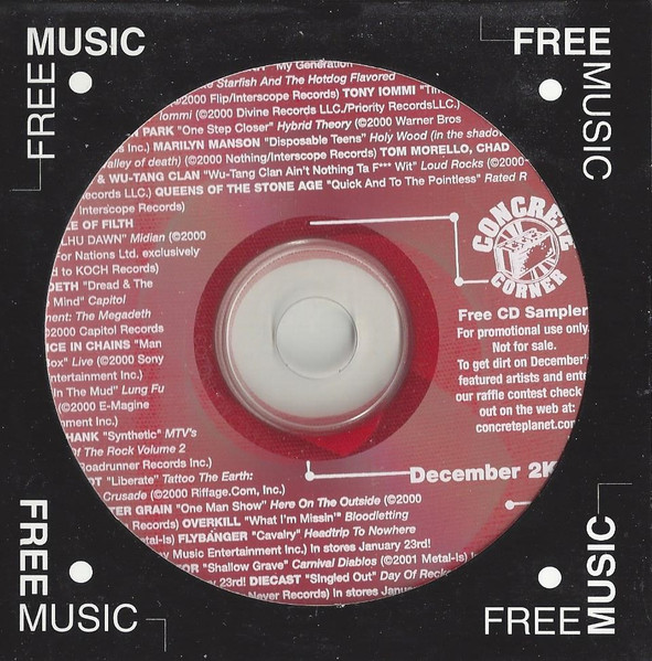 Various C - Concrete Corner - December 2K Sampler