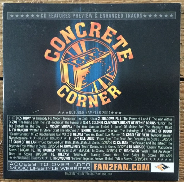 Various C - Concrete Corner - October Sampler 2004