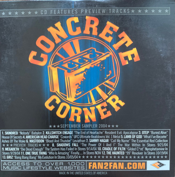 Various C - Concrete Corner - September Sampler 2004