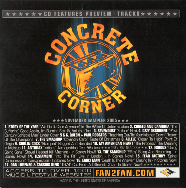 Various C - Concrete Corner - November Sampler 2005
