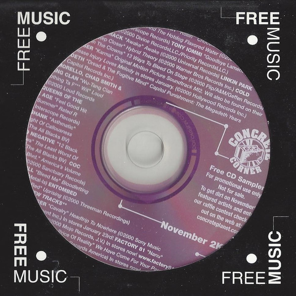 Various C - Concrete Corner - November 2K Sampler