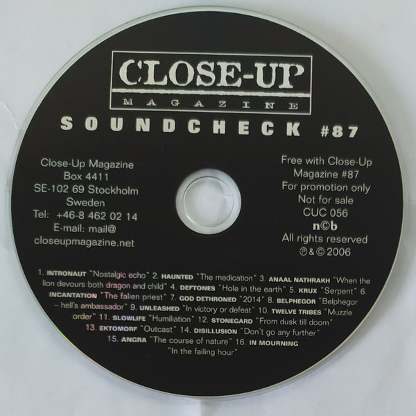 Various - Close-up Magazine - Soundcheck 