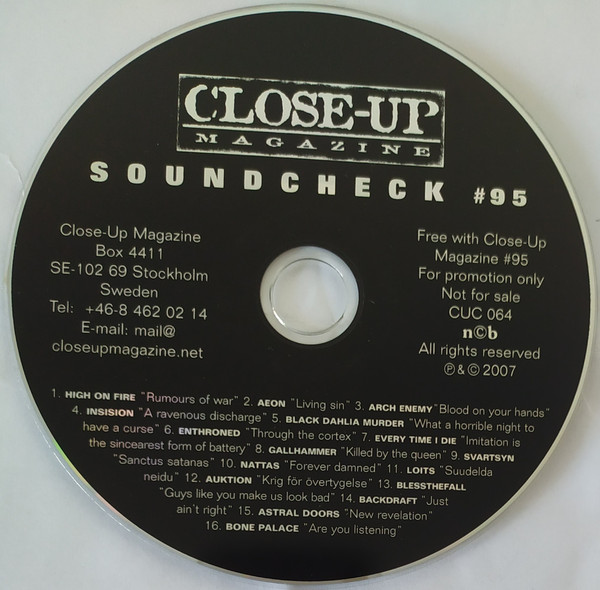 Various - Close-up Magazine - Soundcheck 