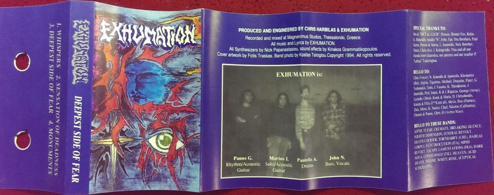 Exhumation - Deepest Side of Fear (demo)