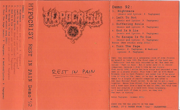 Hypocrisy - Demo '92