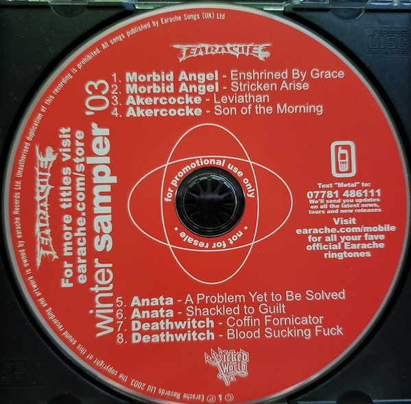 Various E-F - Earache Winter Sampler '03