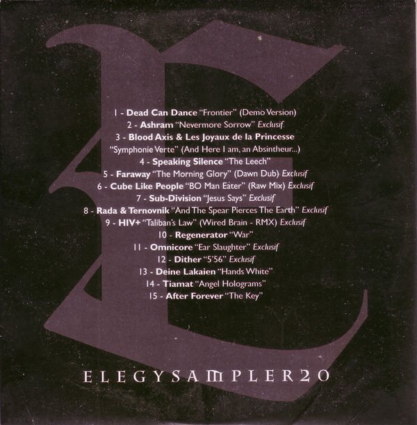 Various - Elegy Magazine - Elegy Sampler 20
