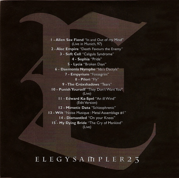Various - Elegy Magazine - Elegy Sampler 23