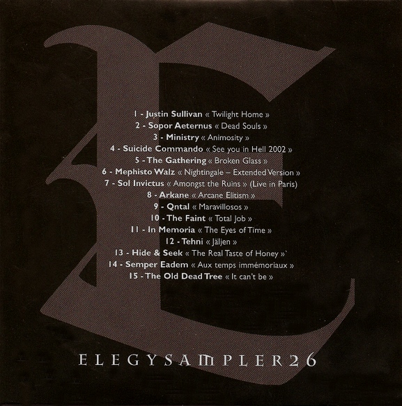 Various - Elegy Magazine - Elegy Sampler 26