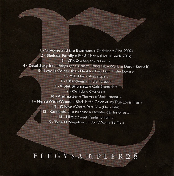 Various - Elegy Magazine - Elegy Sampler 28