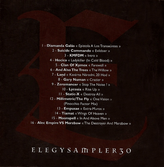 Various - Elegy Magazine - Elegy Sampler 30