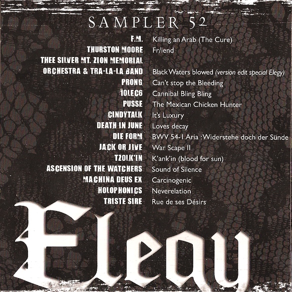 Various - Elegy Magazine - Elegy Sampler 52