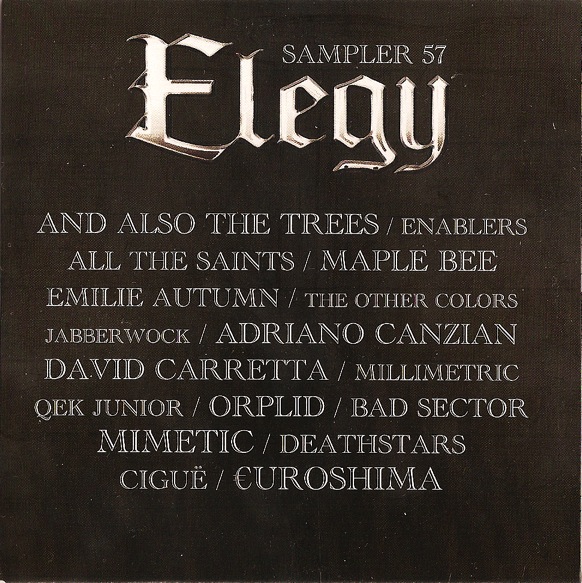 Various - Elegy Magazine - Elegy Sampler 57