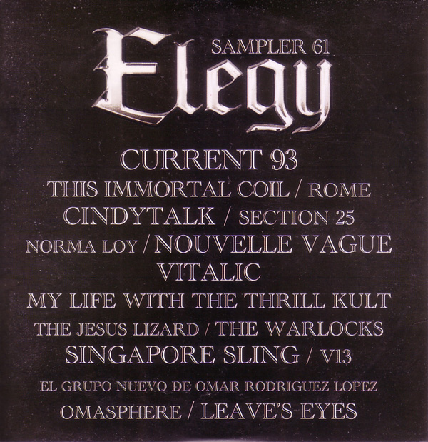 Various - Elegy Magazine - Elegy Sampler 61
