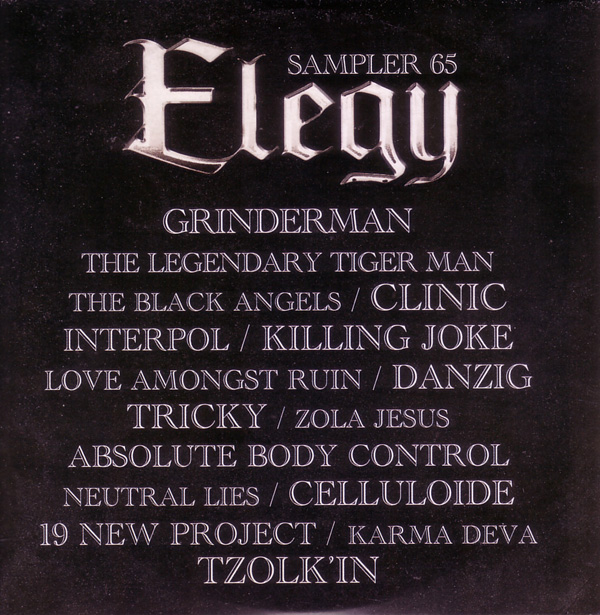 Various - Elegy Magazine - Elegy Sampler 65
