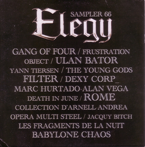 Various - Elegy Magazine - Elegy Sampler 66