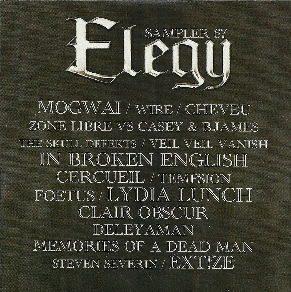 Various - Elegy Magazine - Elegy Sampler 67